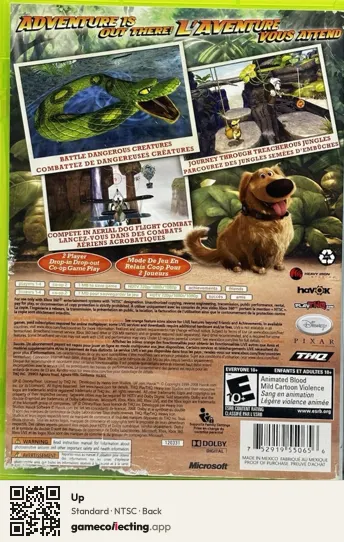 Up Xbox 360, NTSC box back