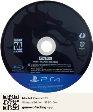 Mortal Kombat 11 PlayStation 4, NTSC disc