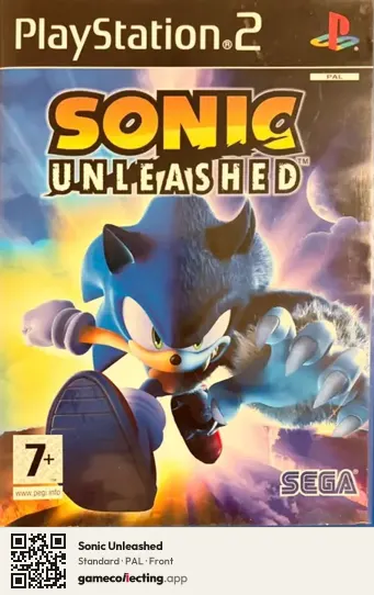 Sonic Unleashed PlayStation 2, PAL box front
