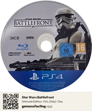 Star Wars Battlefront PlayStation 4, PAL disc