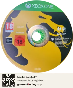 Mortal Kombat 11 Xbox One, PAL disc