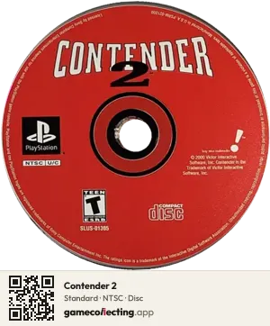 Contender 2 PlayStation, NTSC disc