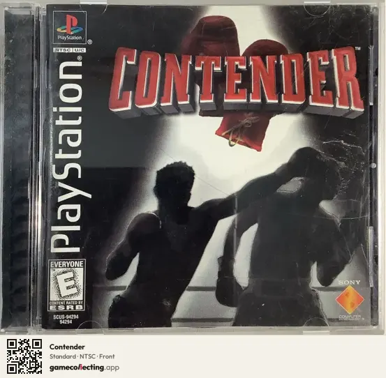Contender PlayStation, NTSC box front