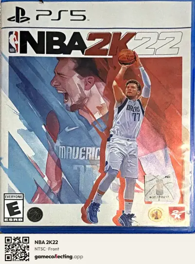 NBA 2K22 PlayStation 5, NTSC box front