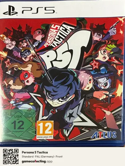 Persona 5 Tactica PlayStation 5, Germany box front