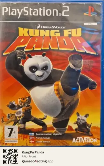 Kung Fu Panda PlayStation 2, PAL box front