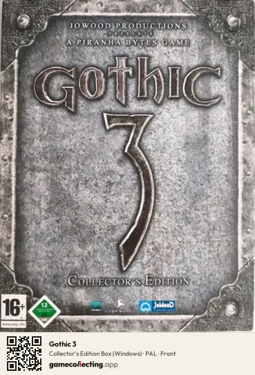 Gothic 3 Computer, PAL box front