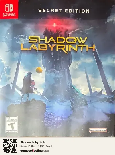 Shadow Labyrinth Nintendo Switch, NTSC box front