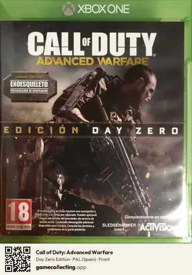 Call of Duty: Advanced Warfare Xbox One, Spain box front