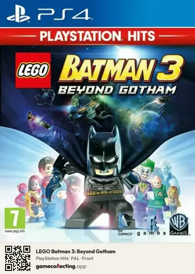 LEGO Batman 3: Beyond Gotham PlayStation 4, PAL box front