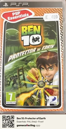 Ben 10: Protector of Earth PlayStation Portable, Italy box front