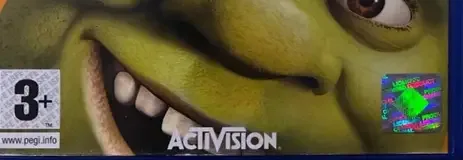 Shrek 2, the PEGI square on its front