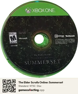 The Elder Scrolls Online: Summerset Xbox One, NTSC disc
