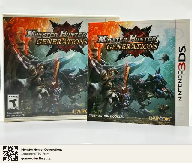 Monster Hunter Generations Nintendo 3DS, NTSC box front