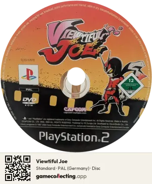 Viewtiful Joe PlayStation 2, PAL disc