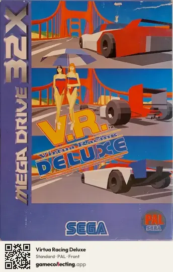 Virtua Racing Deluxe Sega 32X, PAL box front