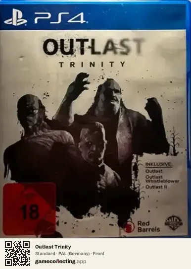 Outlast Trinity PlayStation 4, Germany box front