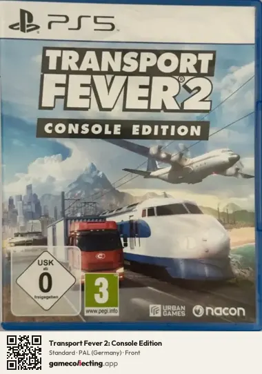 Transport Fever 2: Console Edition PlayStation 5, Germany box front