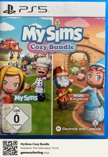 MySims: Cozy Bundle PlayStation 5, Germany box front