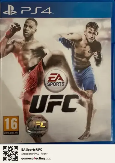 EA Sports UFC PlayStation 4, PAL box front