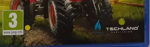 Pure Farming 2018, the PEGI square on its front