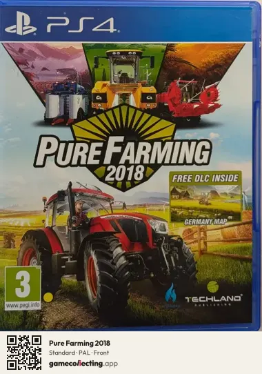 Pure Farming 2018 PlayStation 4, PAL box front