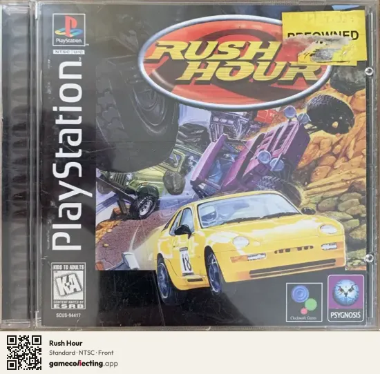 Rush Hour PlayStation, NTSC box front