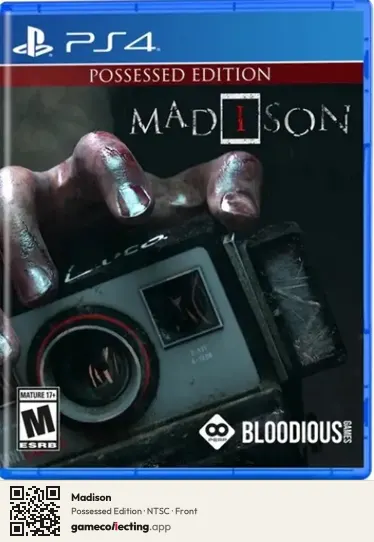 Madison PlayStation 4, NTSC box front