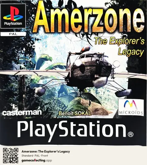 Amerzone: The Explorer's Legacy PlayStation, PAL box front