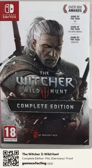 The Witcher 3: Wild Hunt Nintendo Switch, Germany box front