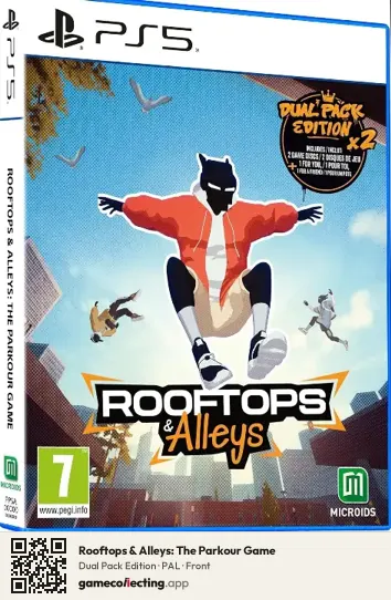 Rooftops & Alleys: The Parkour Game PlayStation 5, PAL box front