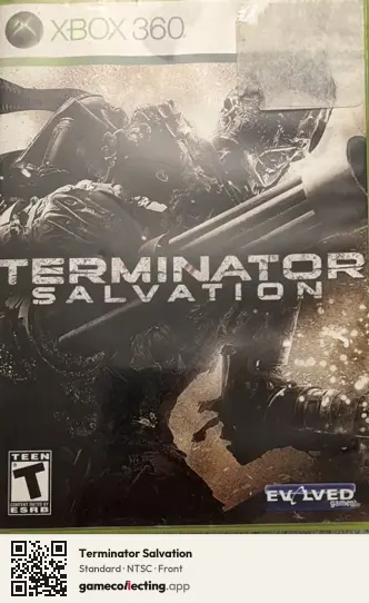 Terminator Salvation Xbox 360, NTSC box front