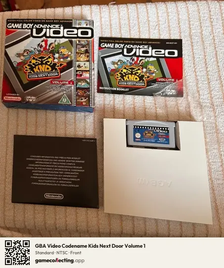 GBA Video Codename Kids Next Door Volume 1 Game Boy Advance, NTSC box front