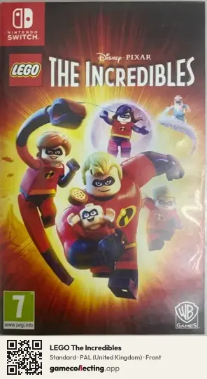LEGO The Incredibles Nintendo Switch, United Kingdom box front