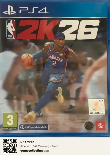 NBA 2K26 PlayStation 4, Germany box front