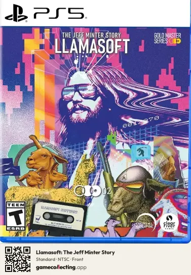 Llamasoft: The Jeff Minter Story PlayStation 5, NTSC box front