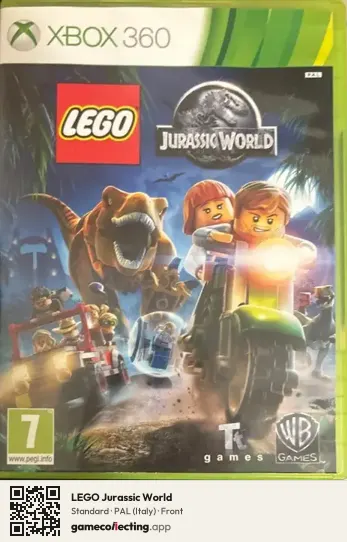 LEGO Jurassic World Xbox 360, Italy box front