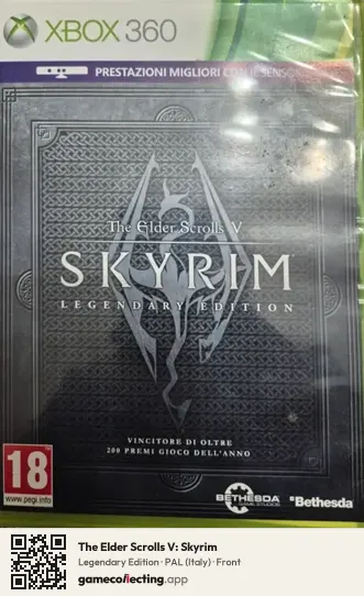 The Elder Scrolls V: Skyrim Xbox 360, Italy box front
