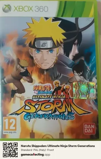 Naruto Shippuden: Ultimate Ninja Storm Generations Xbox 360, Italy box front