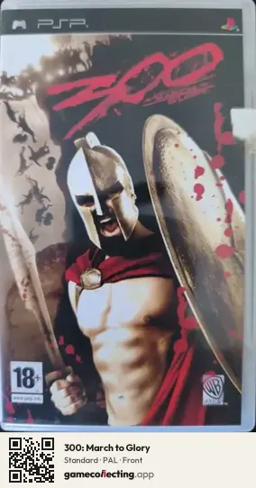 300: March to Glory PlayStation Portable, PAL box front