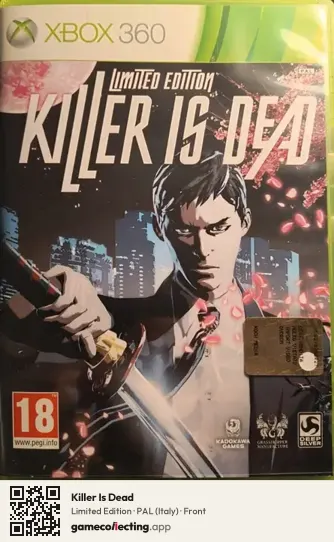 Killer Is Dead Xbox 360, Italy box front