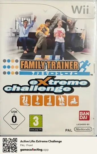 Active Life: Extreme Challenge Nintendo Wii, PAL box front