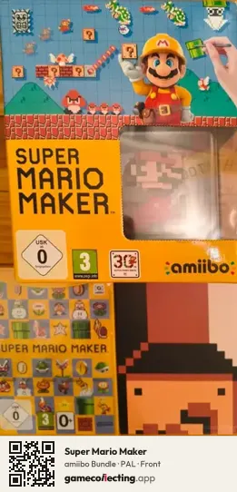 Super Mario Maker Nintendo Wii U, PAL box front