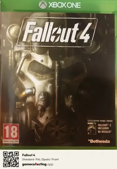 Fallout 4 Xbox One, Spain box front