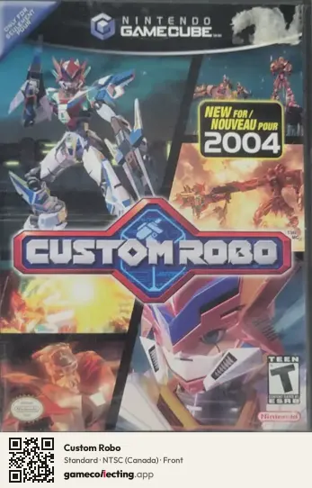 Custom Robo Nintendo GameCube, Canada box front
