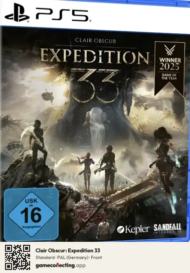 Clair Obscur: Expedition 33 PlayStation 5, Germany box front
