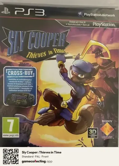 Sly Cooper: Thieves in Time PlayStation 3, PAL box front