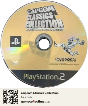 Capcom Classics Collection PlayStation 2, Asia disc