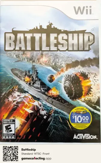 Battleship Nintendo Wii, NTSC box front