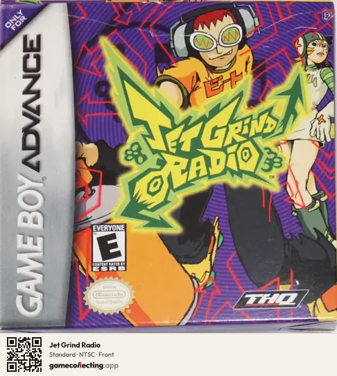 Jet Grind Radio Game Boy Advance, NTSC box front